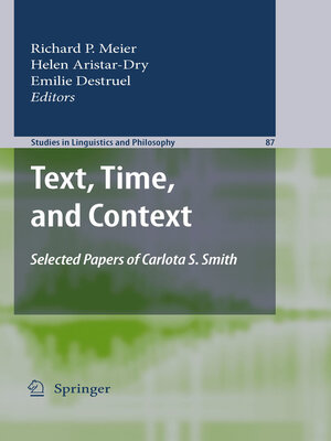 cover image of Text, Time, and Context